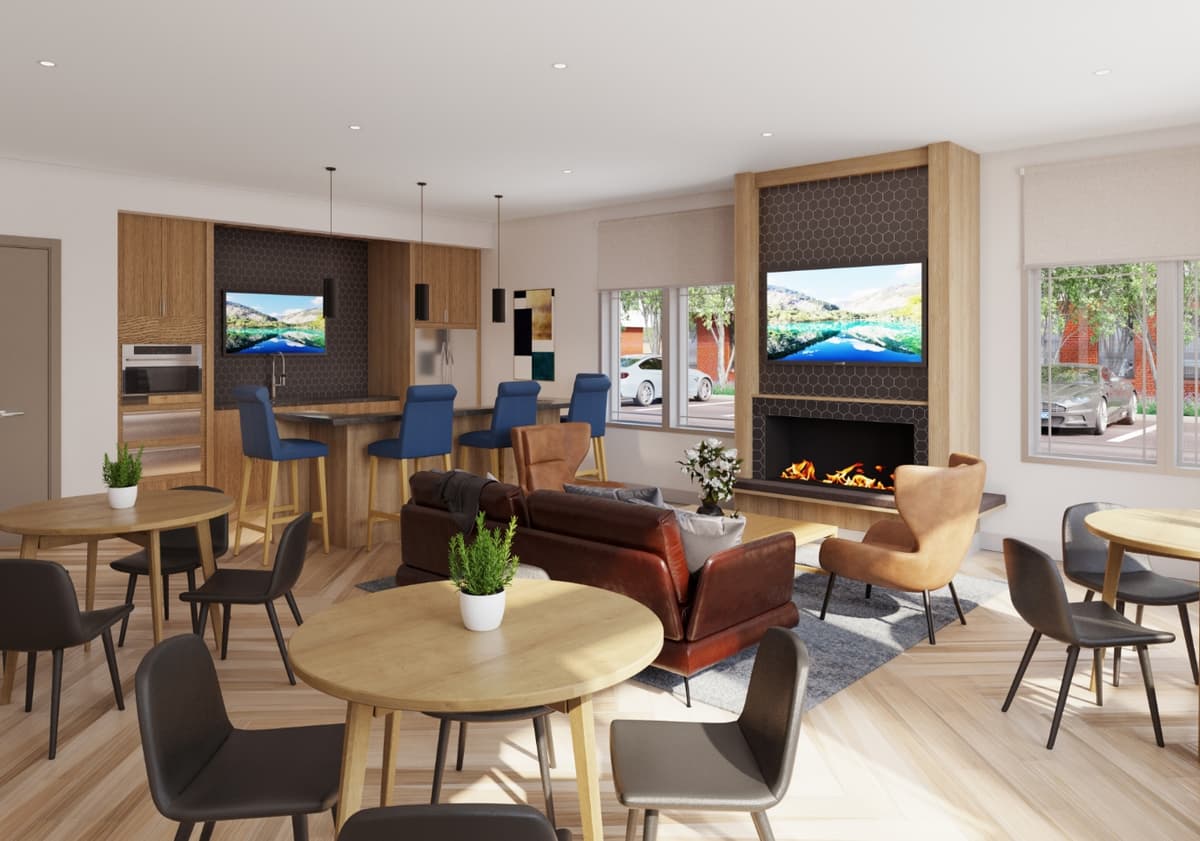 The Nell at Dunellen Station Indoor & Outdoor Amenities