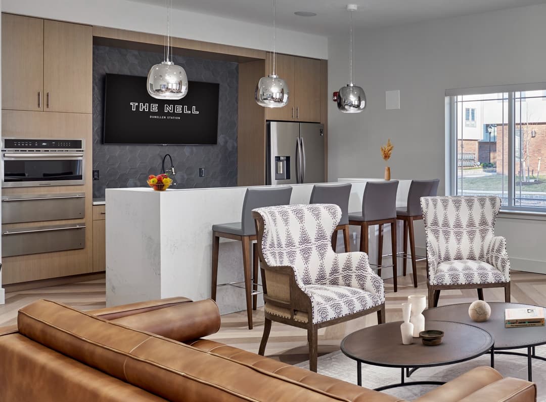 The Nell at Dunellen Station Indoor & Outdoor Amenities